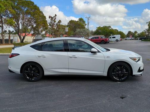 Platinum White Pearl 2026 Acura Integra FWD A-Spec