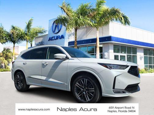 Platinum White Pearl 2026 Acura MDX Advance Package