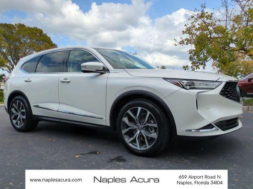Platinum White Pearl 2023 Acura MDX Technology Package