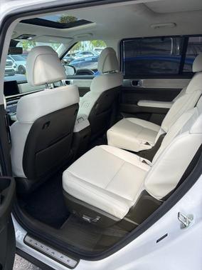 Serenity White 2024 Hyundai SANTA FE HEV Calligraphy