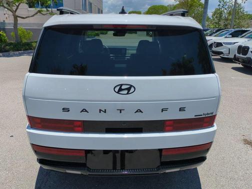 Serenity White 2024 Hyundai SANTA FE HEV Calligraphy
