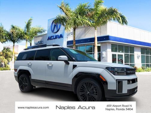 Serenity White 2024 Hyundai SANTA FE HEV Calligraphy
