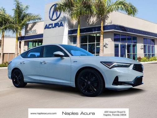 Platinum White Pearl 2026 Acura Integra w/A-Spec Technology Package