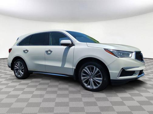 White Diamond Pearl 2018 Acura MDX 3.5L w/Technology Package