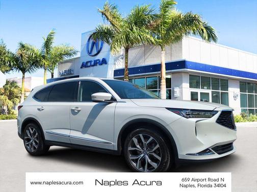 Platinum White Pearl 2022 Acura MDX Technology Package