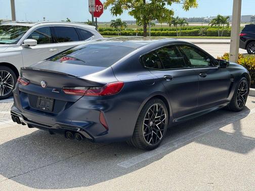 Individual Frozen Tanzanite Blue Metallic 2023 BMW M8 Gran Coupe Competition