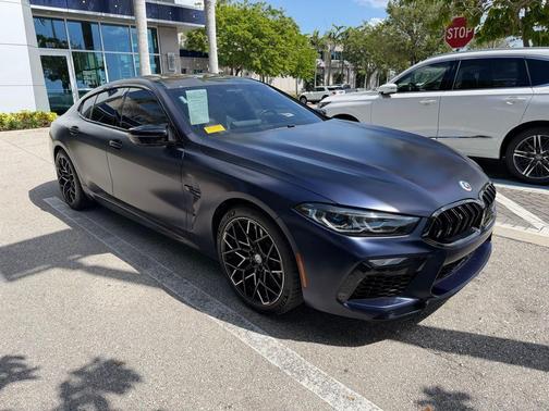 Individual Frozen Tanzanite Blue Metallic 2023 BMW M8 Gran Coupe Competition
