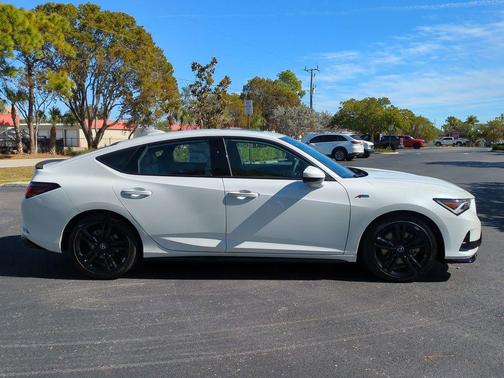 Platinum White Pearl 2026 Acura Integra FWD A-Spec