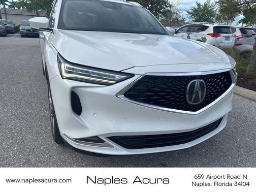 Platinum White Pearl 2023 Acura MDX Advance Package