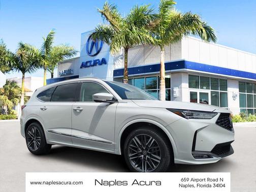 Platinum White Pearl 2026 Acura MDX Advance Package