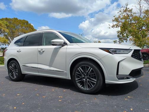 Platinum White Pearl 2026 Acura MDX Advance Package