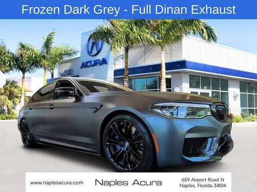 Bluestone Metallic 2020 BMW M5 Competition