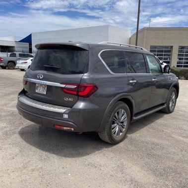 Anthracite Gray 2024 INFINITI QX80 Luxe