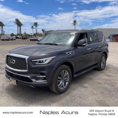 Anthracite Gray 2024 INFINITI QX80 Luxe
