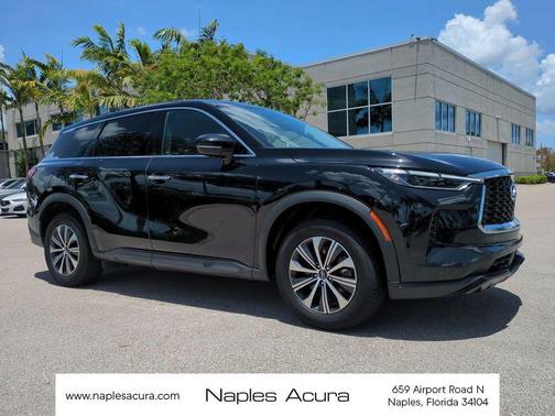 Mineral Black 2024 INFINITI QX60 Pure