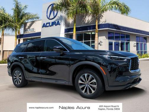 Mineral Black 2024 INFINITI QX60 Pure