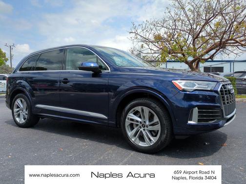 Navarra Blue Metallic 2021 Audi Q7 45 Premium