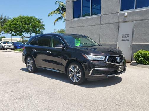 Crystal Black Pearl 2017 Acura MDX 3.5L w/Technology Package