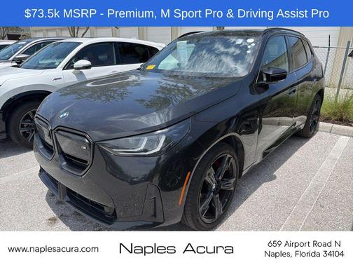 Black Sapphire Metallic 2025 BMW X3 M50 xDrive
