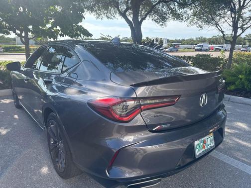 Modern Steel Metallic 2023 Acura TLX A-Spec