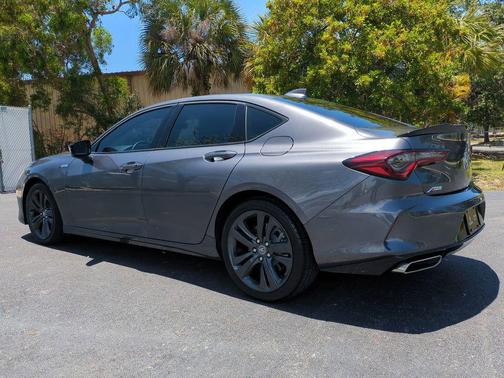 Modern Steel Metallic 2023 Acura TLX A-Spec