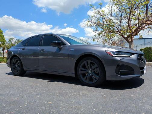 Modern Steel Metallic 2023 Acura TLX A-Spec