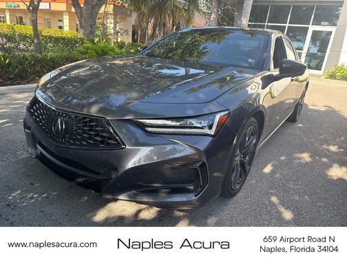Modern Steel Metallic 2023 Acura TLX A-Spec