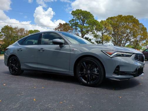 Modern Steel Metallic 2026 Acura Integra FWD A-Spec