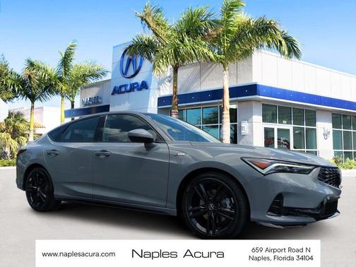 Modern Steel Metallic 2026 Acura Integra FWD A-Spec