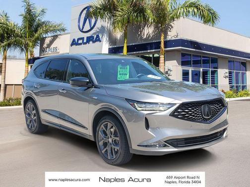 Liquid Carbon Metallic 2023 Acura MDX A-SPEC