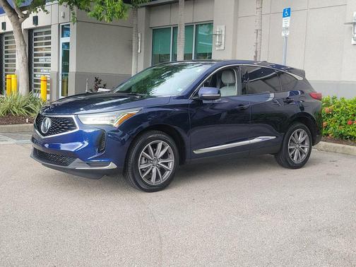 Fathom Blue Pearl 2022 Acura RDX Technology Package