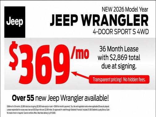 Mojito! Clearcoat 2026 Jeep Wrangler Sport