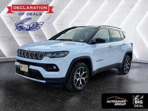 Bright White Clearcoat 2026 Jeep Compass Limited