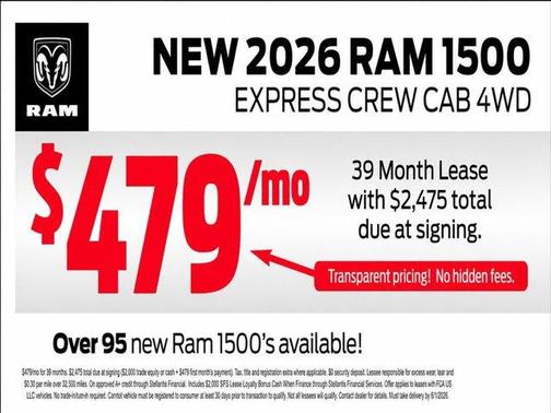 Diamond Black 2026 RAM 1500 Express