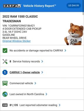2022 RAM 1500 Tradesman