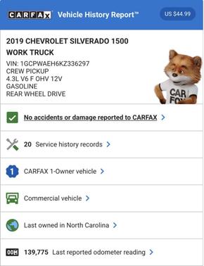 2019 Chevrolet Silverado 1500 WT