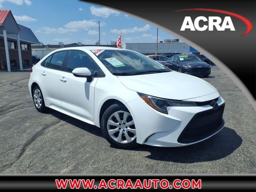 White 2021 Toyota Corolla LE