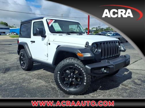 Bright White Clearcoat 2023 Jeep Wrangler Willys