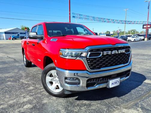 Flame Red Clearcoat 2025 RAM 1500 Big Horn/Lone Star