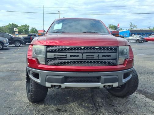 Maroon 2014 Ford F-150 SVT Raptor