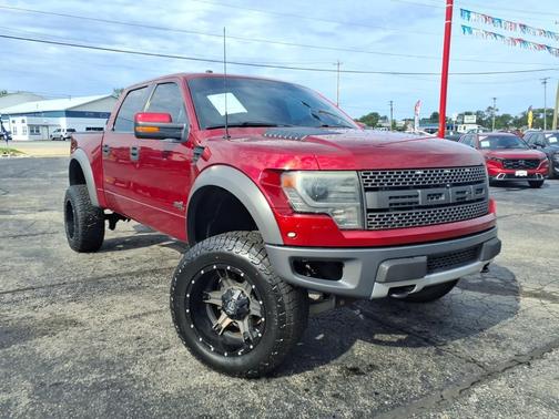 Maroon 2014 Ford F-150 SVT Raptor