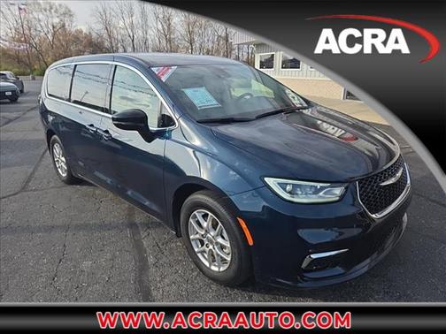 Fathom Blue Pearlcoat 2024 Chrysler Pacifica Touring L