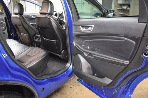 Blue 2024 Ford Edge Titanium