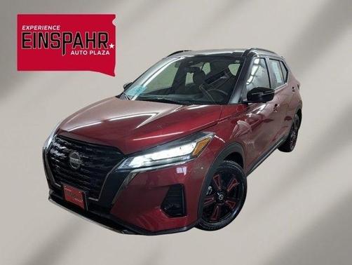 Red 2021 Nissan Kicks SR