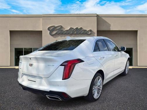 Crystal White Tricoat 2022 Cadillac CT4 Premium Luxury