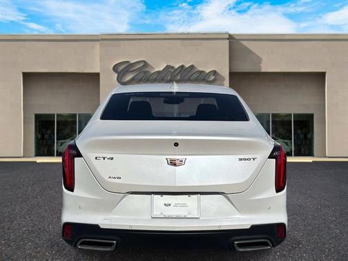 Crystal White Tricoat 2022 Cadillac CT4 Premium Luxury