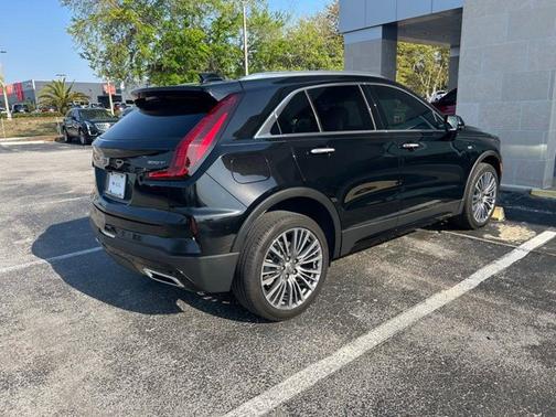 Stellar Black Metallic 2024 Cadillac XT4 Premium Luxury