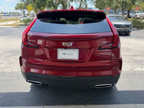 Radiant Red Tintcoat 2024 Cadillac XT4 Premium Luxury
