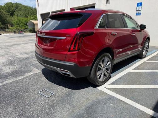 Radiant Red Tintcoat 2024 Cadillac XT5 Premium Luxury