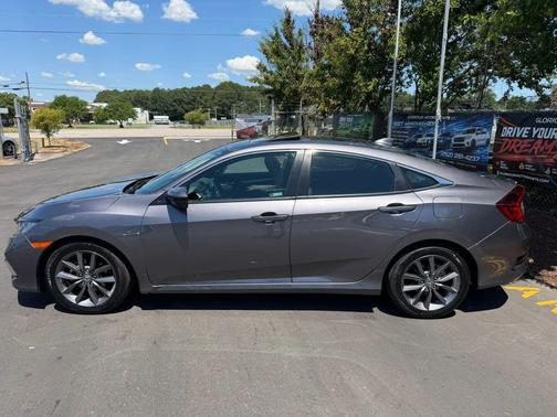 Gray 2021 Honda Civic EX